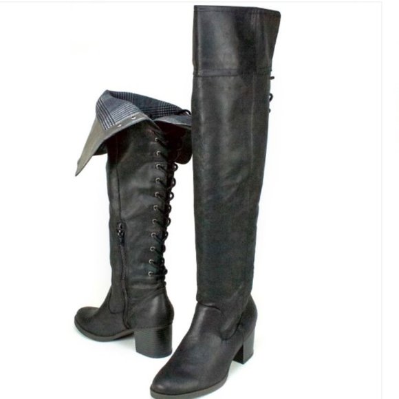 white mountain knee high boots